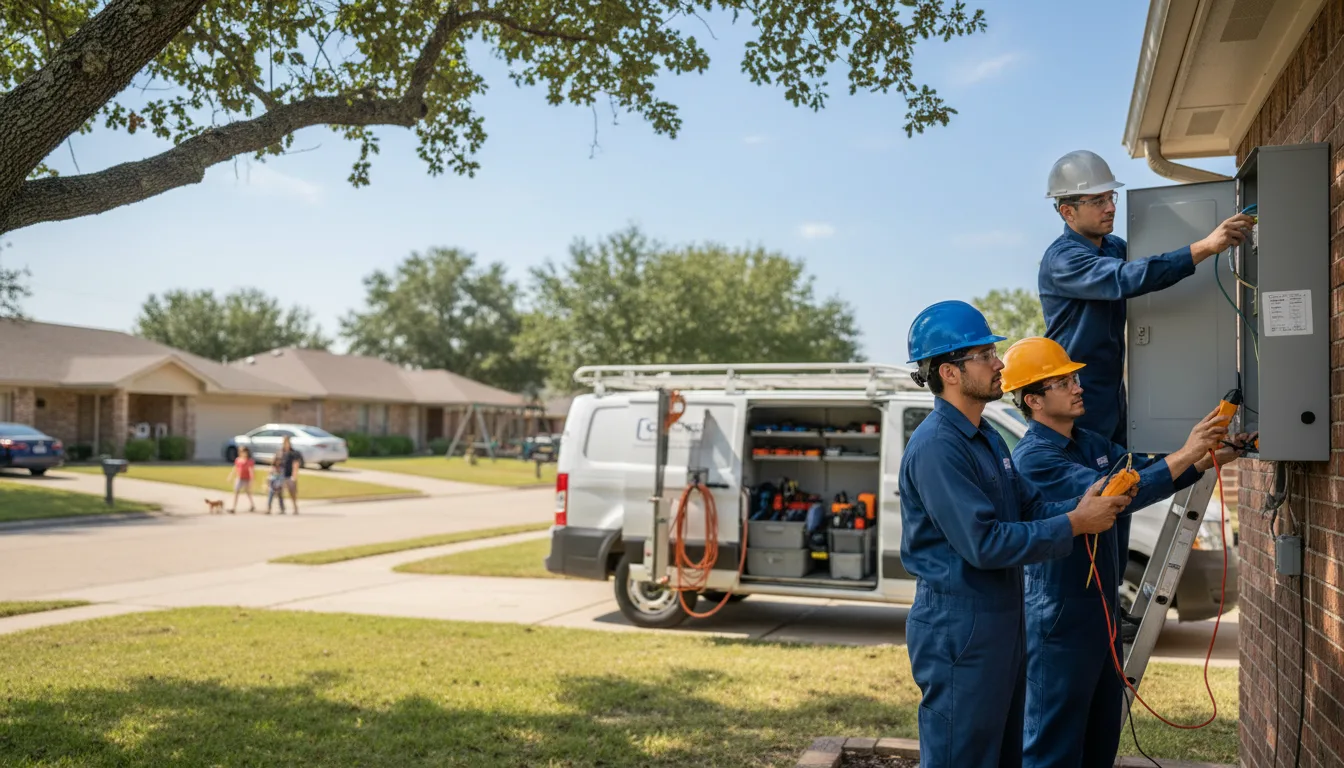 Certified electrician providing emergency electrical services in Maple Hill, NC